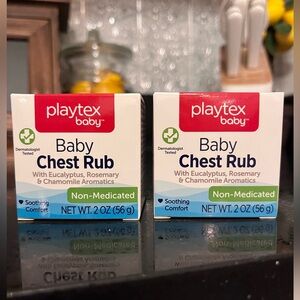Baby chest‎ rub NEW x 2
